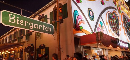 HEATSCOPE SPOT, Heizstrahler-Installation im Marstall Festzelt auf dem Oktoberfest