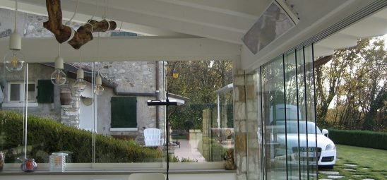 HEATSCOPE VISION, Heizstrahler im Gartenhaus, Modena, Italien