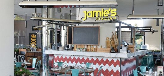 HEATSCOPE VISION, Heizstrahler-Installation in Jamie's Italian Restaurant, Istanbul