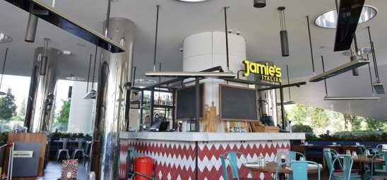 HEATSCOPE VISION, Heizstrahler-Installation in Jamie's Italian Restaurant, Istanbul