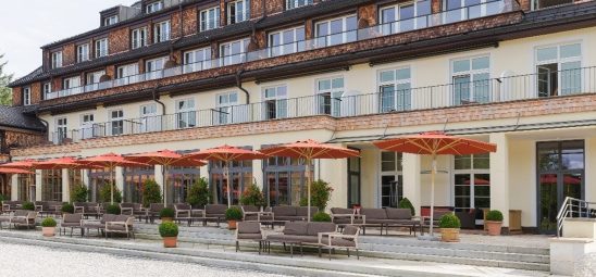 HEATSCOPE VISION Heizstrahler-Installation, Terrasse Schloss Ellmau